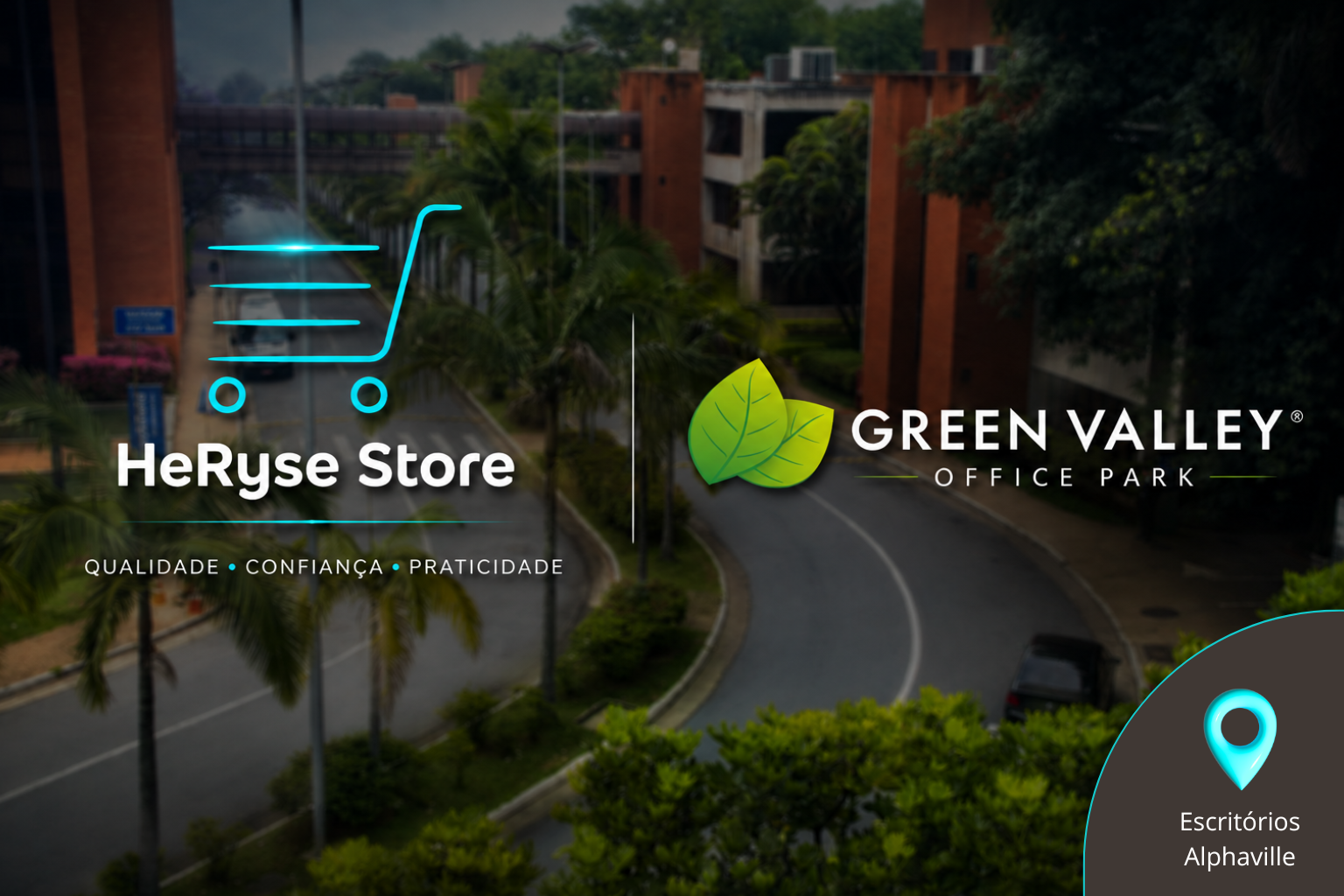 Escritório HeRyse Store — Green Valley Office Park, Alphaville